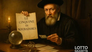 Le cinquine di NOSTRADAMUS del 22/04/2025
