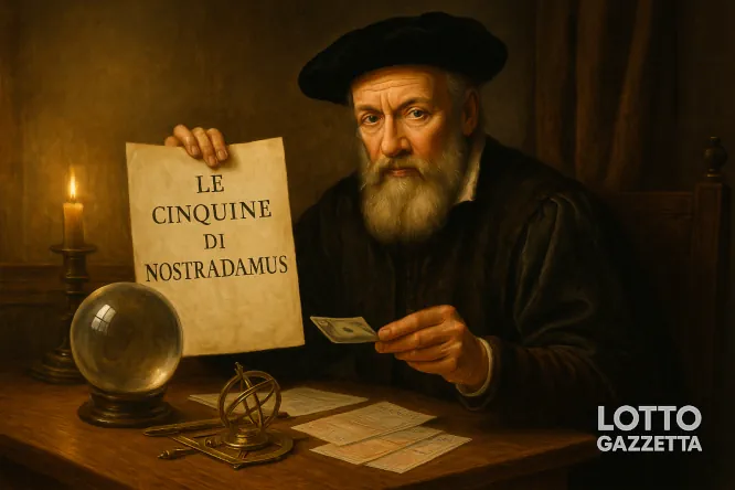 Le cinquine di NOSTRADAMUS del 22/04/2025 1 Le cinquine di NOSTRADAMUS del 22/04/2025