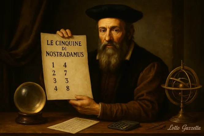 Le cinquine di NOSTRADAMUS del 26/04/2025 1 Le cinquine di NOSTRADAMUS del 26/04/2025