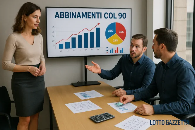 Gli abbinamenti con il 90 del 18/04/2025