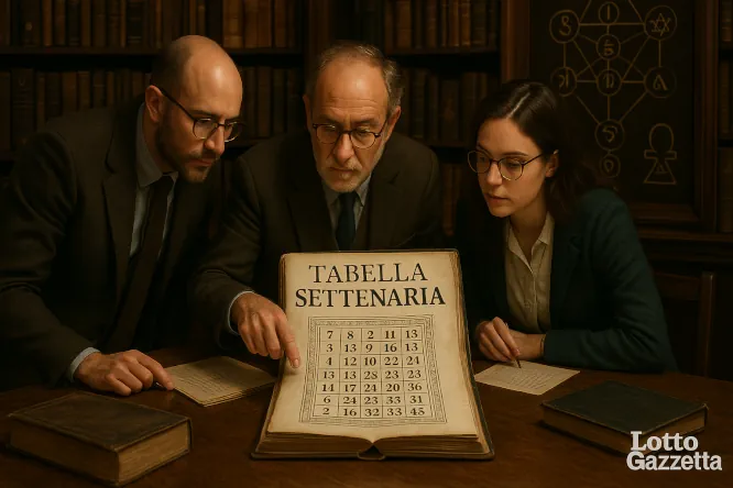 La Tabella SETTENARIA per il 02/05/2025 1 set28042025
