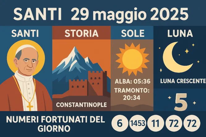 Almanacco 29 Maggio 2025
