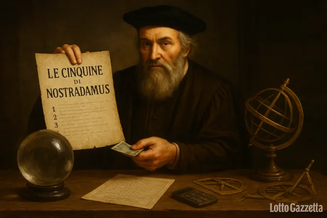 Le cinquine di NOSTRADAMUS del 08/05/2025 1 nos06052025