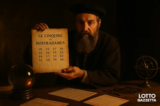 Le cinquine di NOSTRADAMUS del 09/05/2025 1 nos08052025