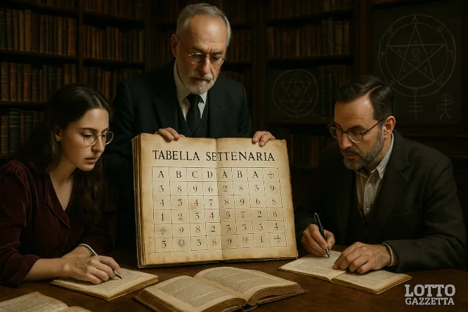 La Tabella SETTENARIA per il 10/05/2025 1 set09052025