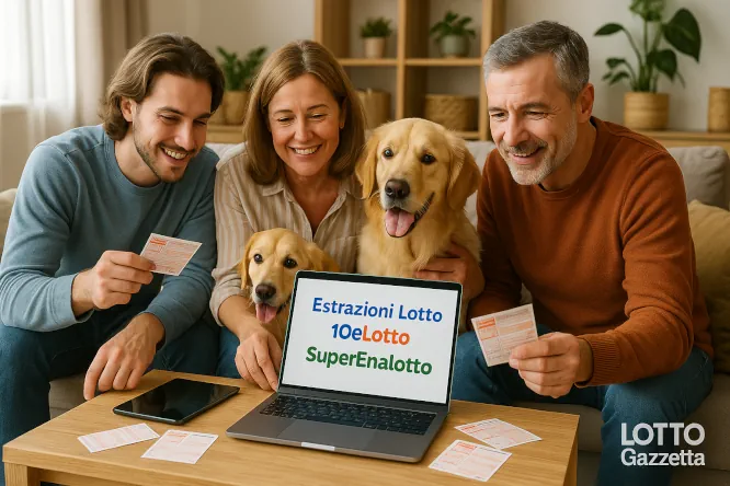 Lotto 10eLotto Superenalotto di 16/05/2025