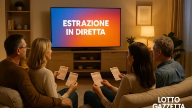 Video estrazioni del Lotto di oggi