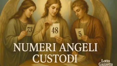 NUMERI DEGLI ANGELI CUSTODI del 10/06/2025