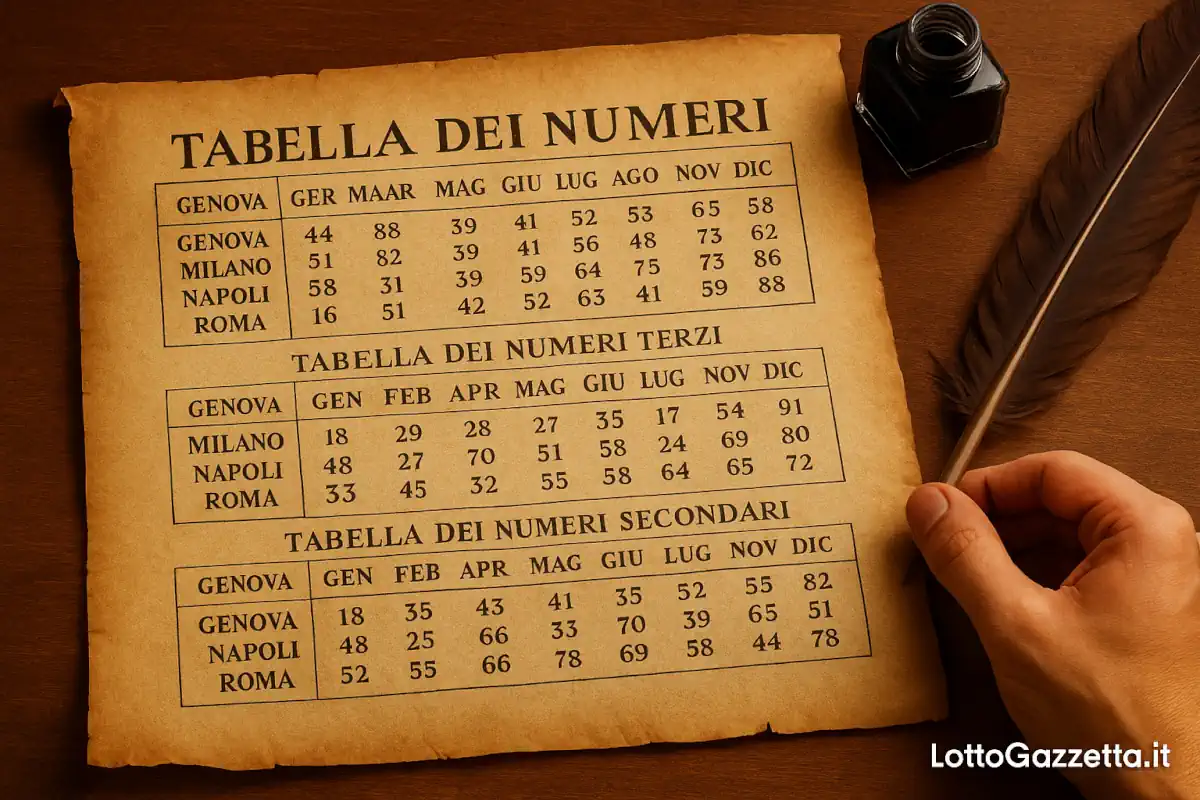 5 Segreti: Numeri Magici dei Vecchi Cabalisti per il Lotto