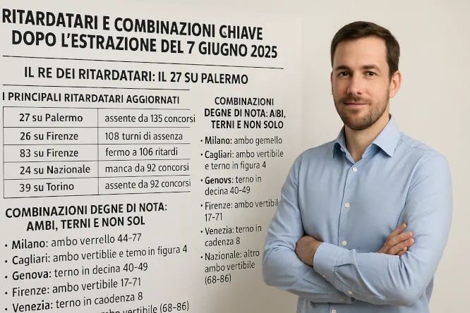 Ritardatari e combinazioni dopo il 7 giugno 2025