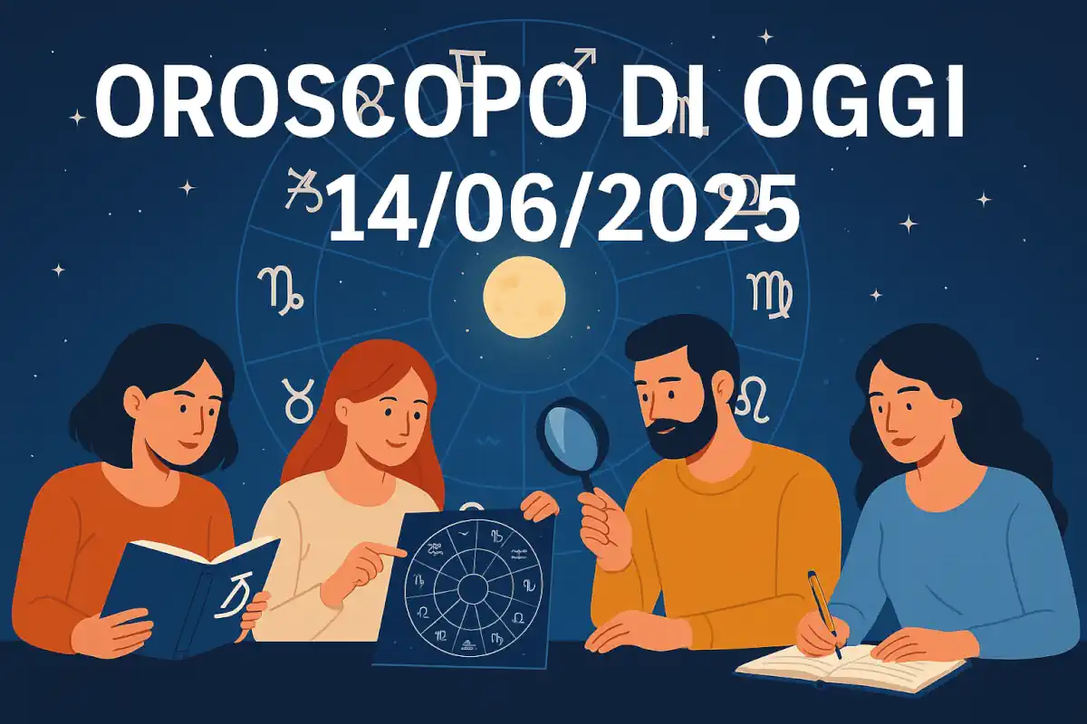  Oroscopo del giorno – Sabato 14 Giugno 2025