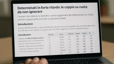 Determinati lotto: le coppie a ruota da non ignorare