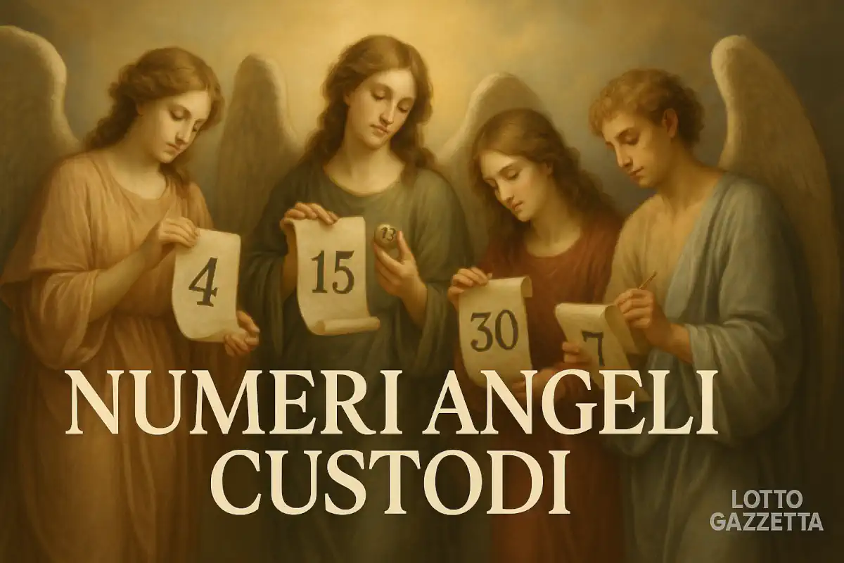 NUMERI DEGLI ANGELI CUSTODI del 04/07/2025