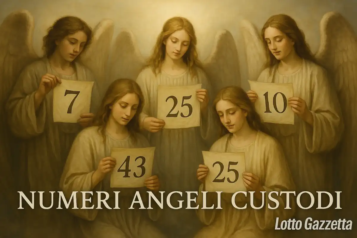 NUMERI DEGLI ANGELI CUSTODI del 05/07/2025