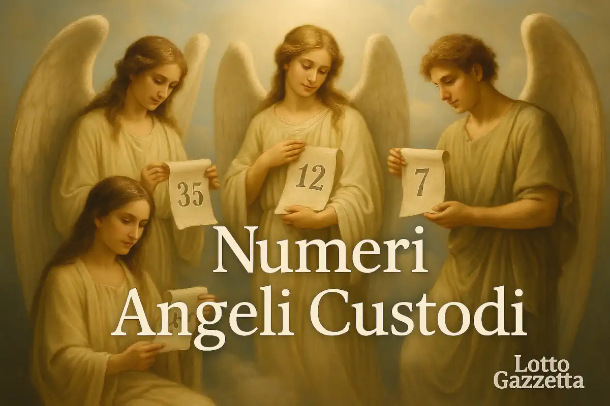 NUMERI DEGLI ANGELI CUSTODI del 08/07/2025