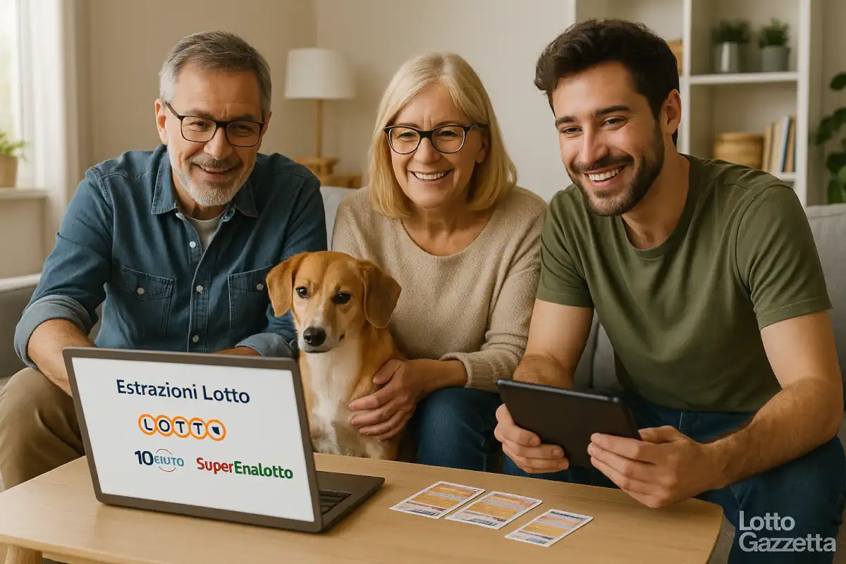 Lotto 10eLotto Superenalotto di 03/07/2025