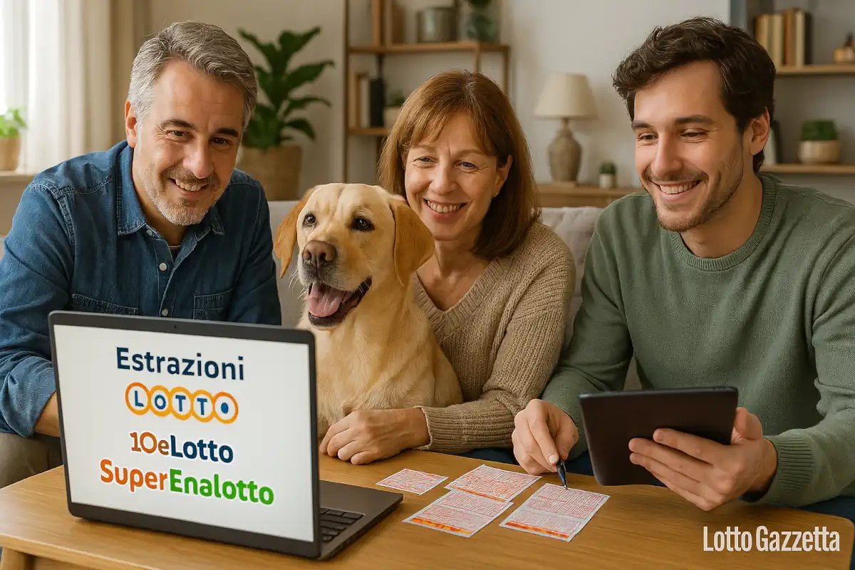 Lotto 10eLotto Superenalotto di 04/07/2025