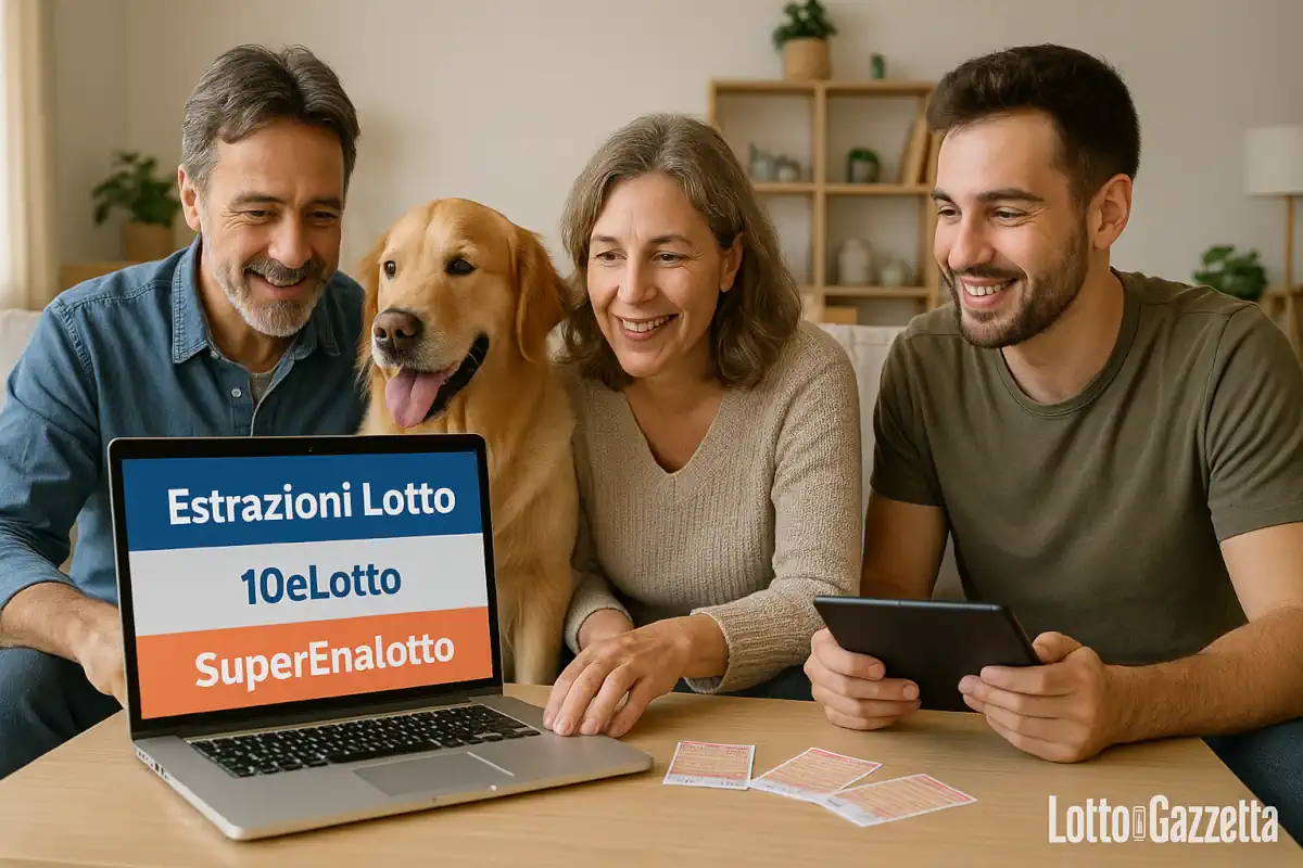 Lotto 10eLotto Superenalotto di 17/07/2025