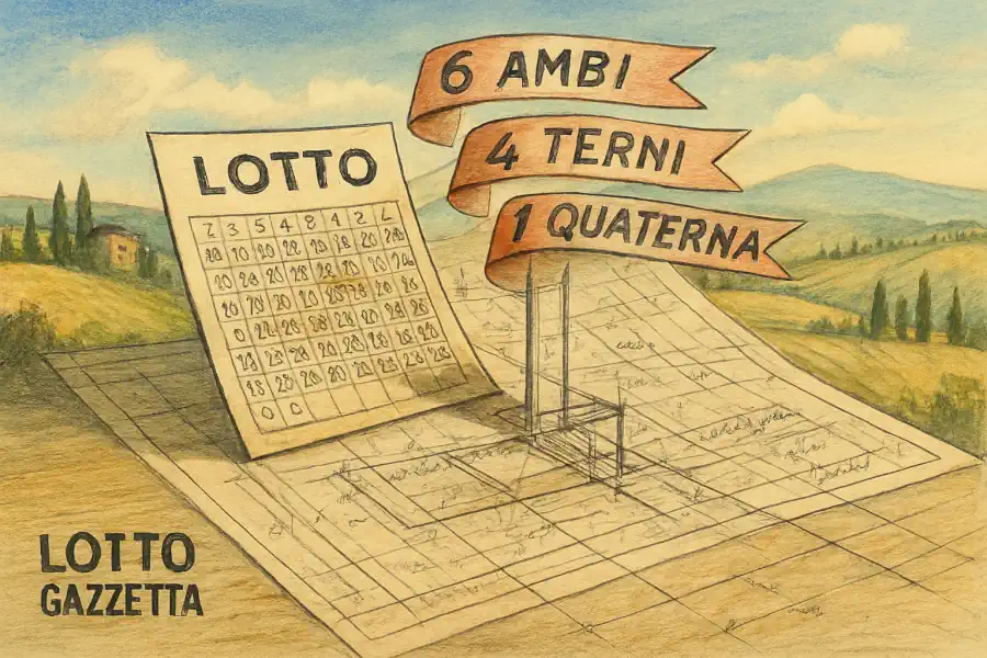 Vincite Lotto: Toscana Trionfa con un Capolavoro da 50.000€