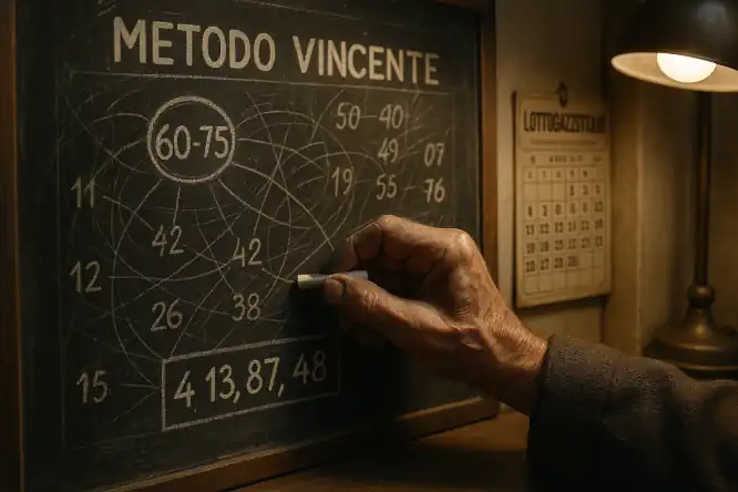 Svelato il Metodo Lotto Vincente con l'Ambo Spia 60-75 7 Svelato il Metodo Lotto Vincente con l'Ambo Spia 60-75