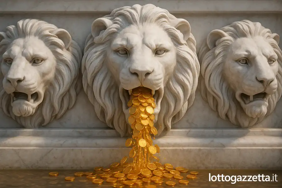 Sognare una Fontana d'Oro: 5 Numeri Fortunati dal Tuo Sogno