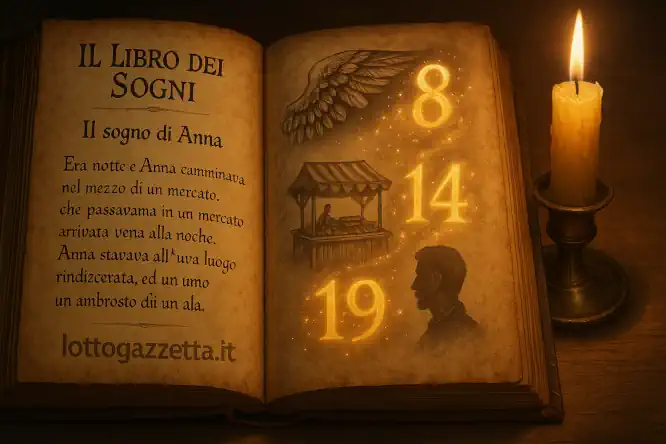 Sogna 2 Angeli al Mercato: i 5 Numeri Segreti Rivelati 8 Sogna 2 Angeli al Mercato: i 5 Numeri Segreti Rivelati
