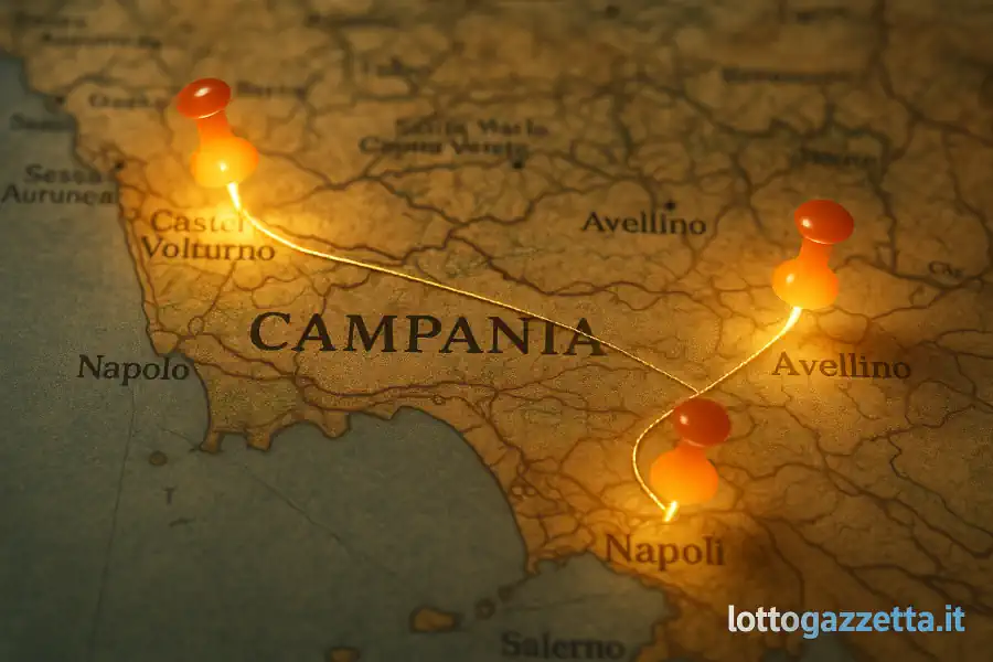 Lotto, che Colpo a Castel Volturno: 2 Giocate Gemelle Valgono 54.000€!