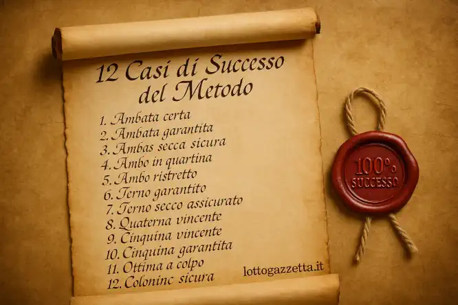 Il Metodo Lotto degli Ambi Isocroni al 100%