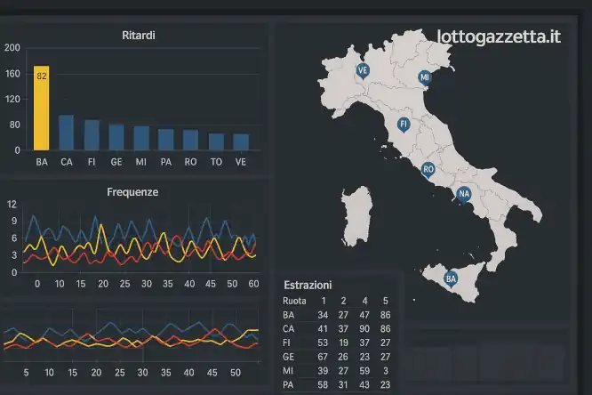 Analisi Ritardatari Lotto: Svelati 5 Dati Chiave post 3/10